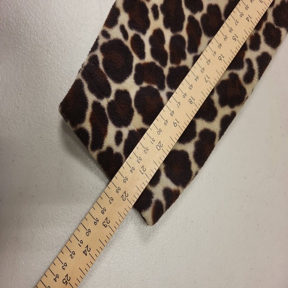 Route 66 Womens 3X Jacket Leopard Print Fleece Brown Tan Plus Size Coat Top - Picture 6 of 14